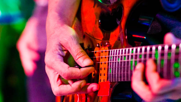 istock Playing electric rock guitar 2171368841