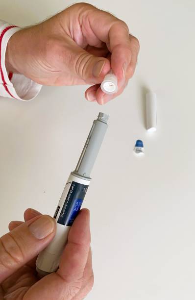 istock Semiglutide Injection pen-once a week treatment 2171369371