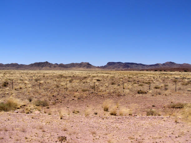 istock open landscape dominated by dry, desert-like terrain 2171375659