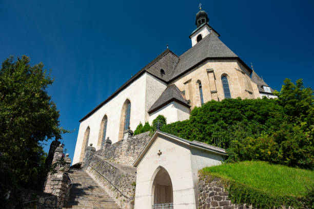 istock St. Andreas church in Kitzbuhel in Austria 2171376181