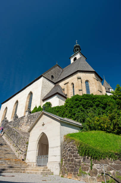 istock St. Andreas church in Kitzbuhel in Austria 2171376205