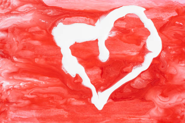 Hand painted acrylic background on paper. Art by Andrea Gingerich.