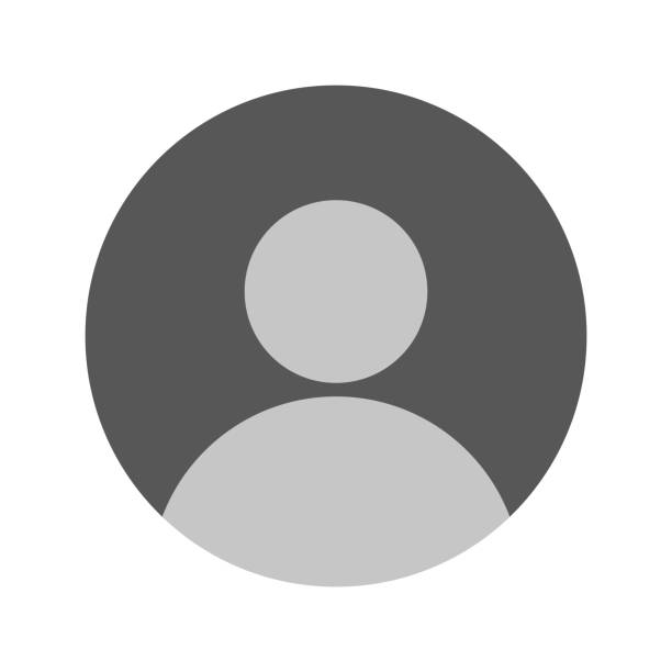 ilustrações de stock, clip art, desenhos animados e ícones de user profile icon. anonymous person symbol. blank avatar graphic. vector illustration. - usar-computador