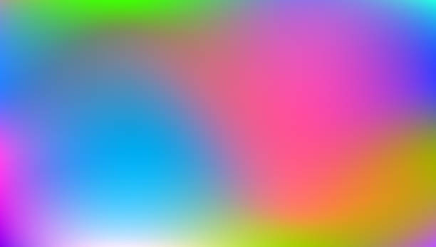 istock Abstract Gradient. Pearlescent Texture. Hologram Texture. Girlie Paper. Liquid Mesh. Pop Image. Retro Holography Template. Pink Neon Background. Blue Abstract Gradient 2171396723