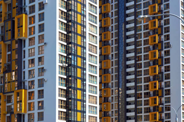 Windows on Facade of Modern Building.
