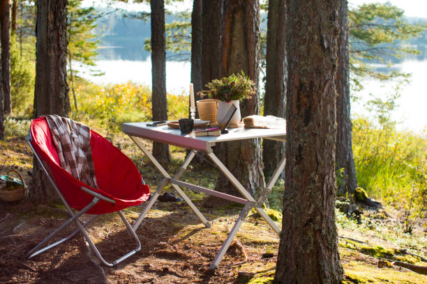 istock outdoor work on a laptop. Hiking, hiking 2171401647