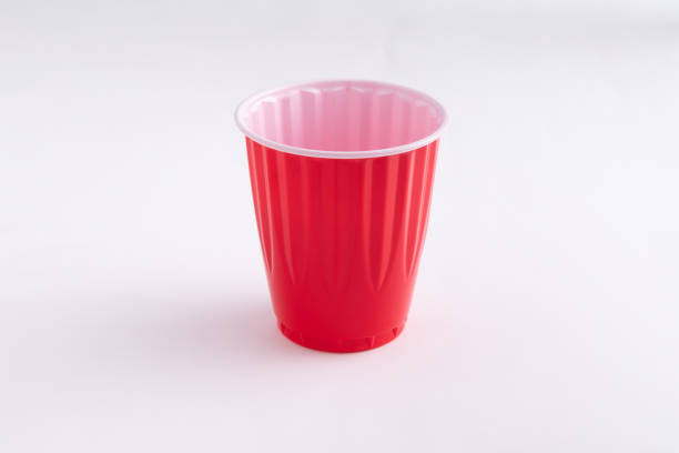 istock red vibrant plastic cup isolated in white background 2171404017