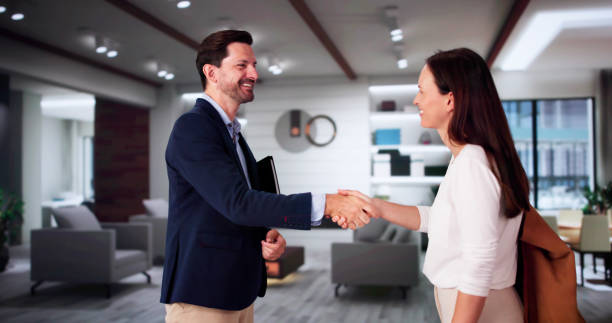 istock Real Estate House Key Handover 2171404213