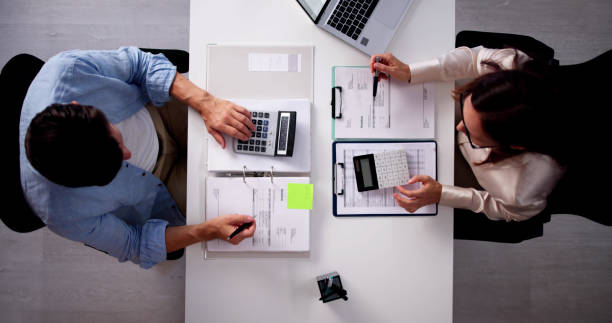istock Professional Business Accountant Doing Financial Advisory 2171404397