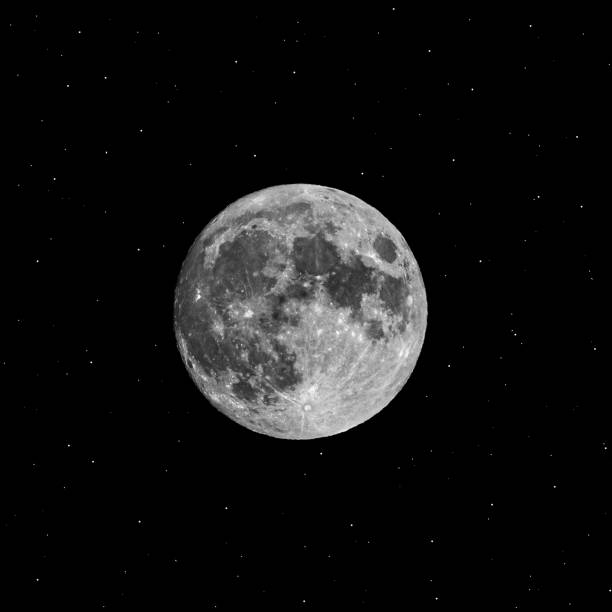 istock Dreamlike Full Moon on Dark Sky 2171416866