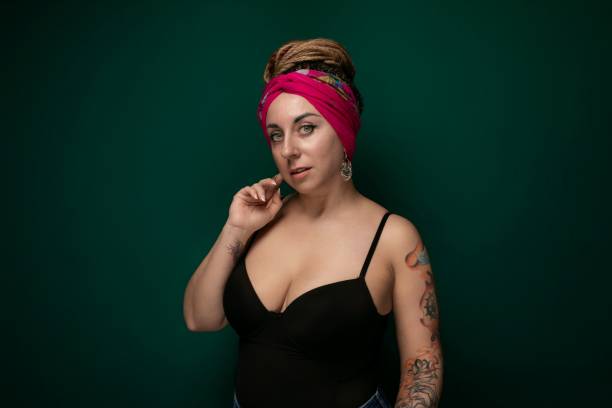 istock Woman With Pink Headband Posing for Picture 2171439733