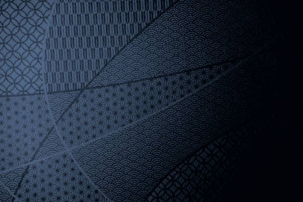 Navy background of Japanese paper