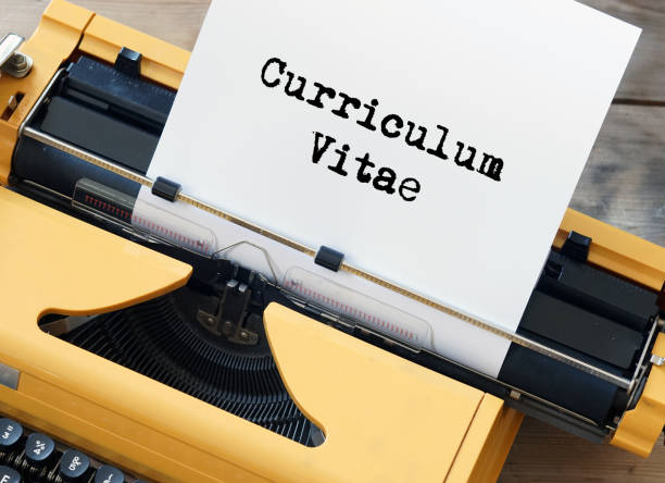 istock Classic Typewriter Featuring a Page for Your Curriculum Vitae and Related Information 2171449545