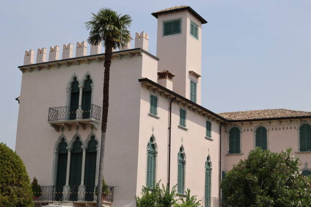 Mai 21, 2022, Bardolino: Beautiful early summer day in the center of Bardolino on Lake Garda