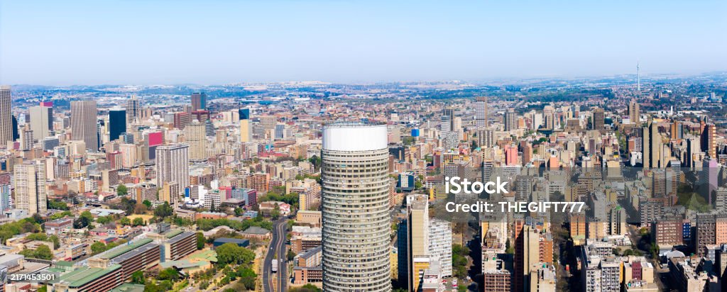Zentrum des Stadtbildes von Johannesburg - Lizenzfrei Afrika Stock-Foto Zentrum des Stadtbildes von Johannesburg - Lizenzfrei Afrika Stock-Foto