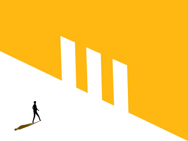 istock Businessman Walks to Choose Opportunity at Door v 2171457266