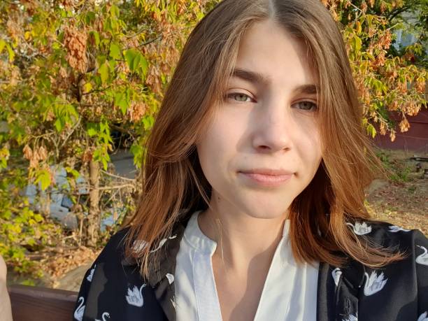 istock Pretty girl in autumn park 2171457748