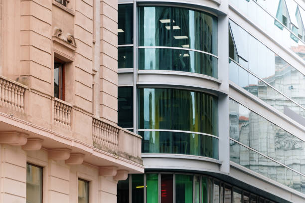 istock Old and modern buildings in a city 2171463782