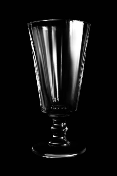 istock Vintage wineglass on black 2171468757