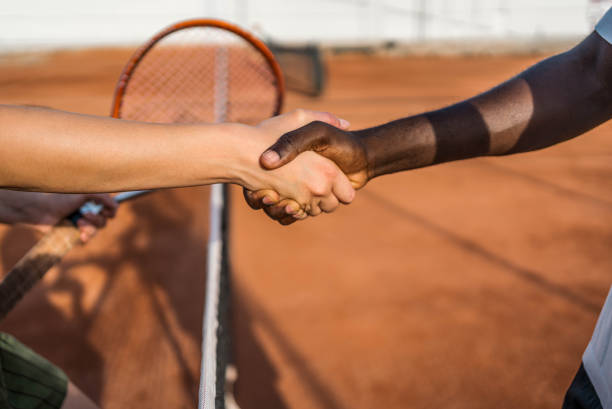 istock Tennis players shaking hands 2171471996