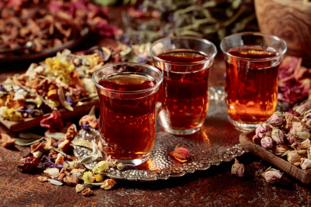 istock Herbal tea and a mix of various dried medicinal plants and herbs. 2171473009