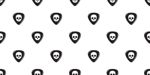 skull seamless pattern Halloween guitar pick bass ukulele music vector cartoon skeleton doodle tile background scarf isolated gift wrapping paper repeat wallpaper illustration design skull seamless pattern Halloween guitar pick bass ukulele music vector cartoon skeleton doodle tile background scarf isolated gift wrapping paper repeat wallpaper illustration designskull seamless pattern Halloween guitar pick bass ukulele music vector cartoon skeleton doodle tile background scarf isolated gift wrapping paper repeat wallpaper illustration design acoustic guitar tattoos stock illustrations