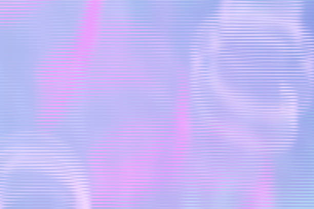 Abstract holographic background featuring a blend of pink and blue hues with a dynamic, rippled texture effect, perfect for vibrant and futuristic designs. Color gradient, y2k style, 2000s. 3D.