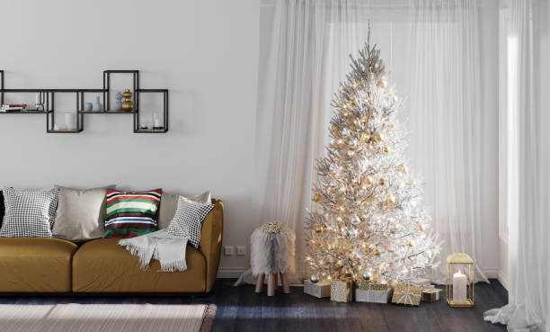 istock Living room at Christmas 2171493646