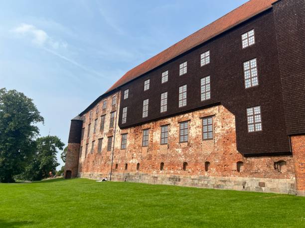 Kolding, Denmark - August 20, 2024: Koldinghus is a Danish royal castle in the town of Kolding on the south central part of the Jutland peninsula. This public castle was founded in the 13th century.