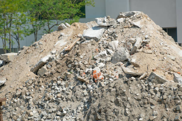 istock A pile of construction waste on a construction site. Stones 2171506041