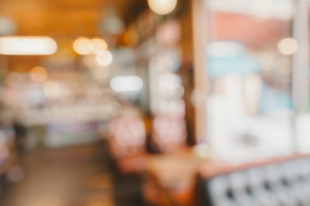 istock Blurred background of a restaurant interior 2171510454