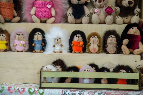 istock Handmade soft and decorative toys 2171513956
