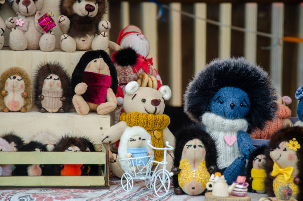 istock Handmade soft and decorative toys 2171513959