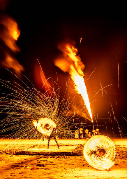 istock Nighttime Fire Dancing Show,on Cenang Beach,Langkawi Island, Malaysia. 2171516473