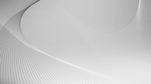 Grey gradient and abstract line wave bg. 3d minimal wavy smooth digital pattern. Silver white neutral dynamic particle background. Modern data flow studio backdrop. Gray geometric network banner. Grey gradient and abstract line wave bg. 3d minimal wavy smooth digital pattern. Silver white neutral dynamic particle background. Modern data flow studio backdrop. Gray geometric network banner gray background stock illustrations