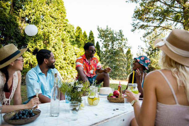 istock Morning casual productive meeting in nature 2171531978