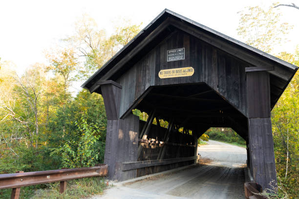 istock Emily Gold haunted covered bridge in Stowe, Vermont 2171533516