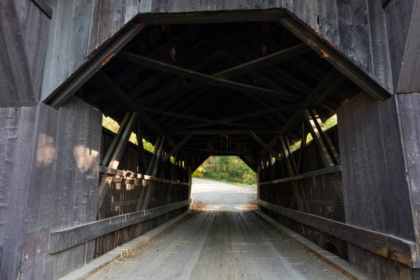 Emily Gold covered bridge, haunted, Stowe, Vermont, USA
