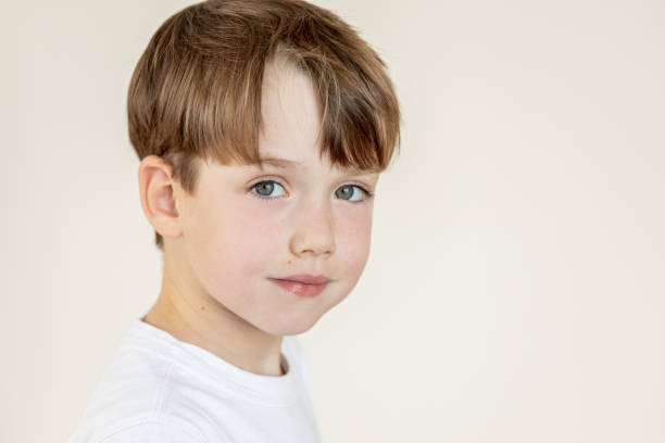 istock Studio close-up portrait of a 6 year old boy 2171535036