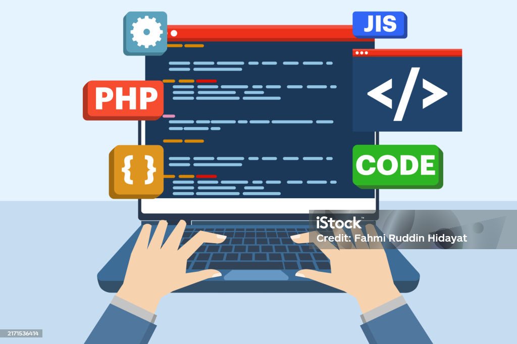 Web Development Concept Web Design Computer Programming Mobile App ...