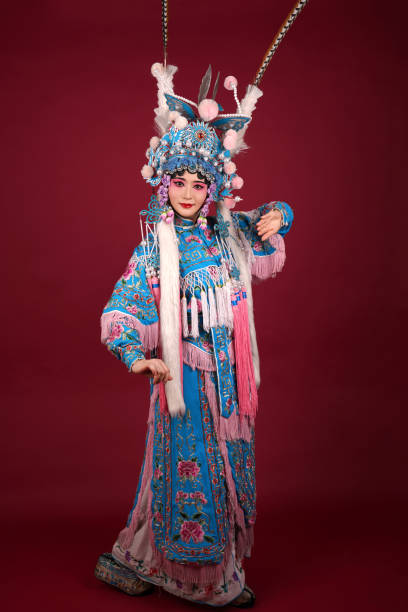 istock A Beijing opera actress is performing on stage 2171604365