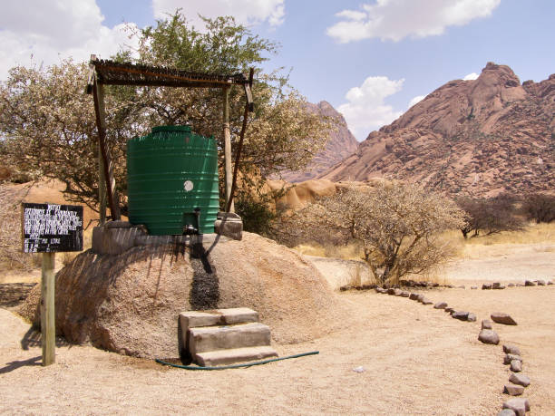 istock water storage tank, likely for collecting or distributing water 2171608712
