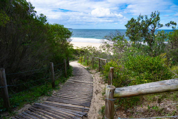 istock Walkway stairs to the Zenith Beach in Australia 2171608962