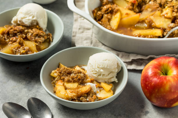 istock Homemade Autumn Apple Crisp Cobbler 2171610057