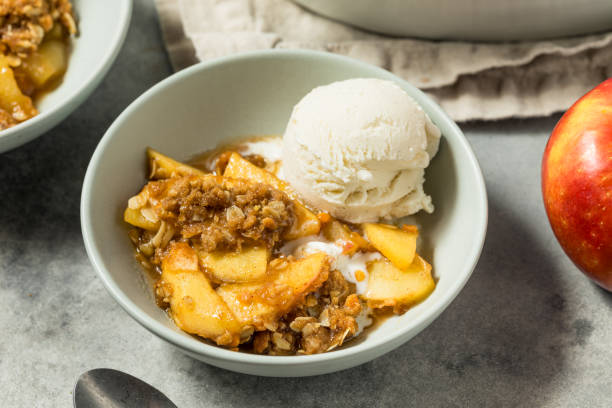 istock Homemade Autumn Apple Crisp Cobbler 2171610086