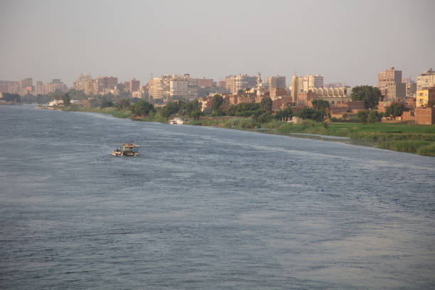 istock The Nile before sunset showing Cairo 2171612693