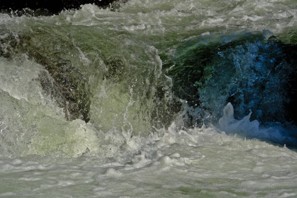 water flowing in the river