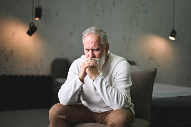 istock Senior man suffer from depression and sadness 2171612970