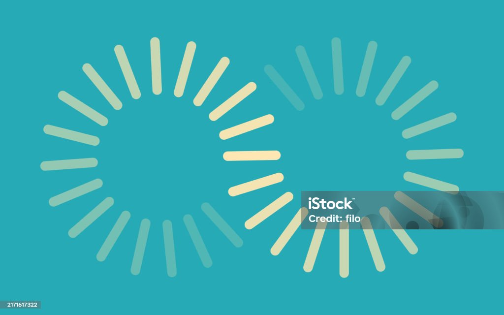 Infinity Loading Waiting Symbol Stock Illustration - Download Image Now ...