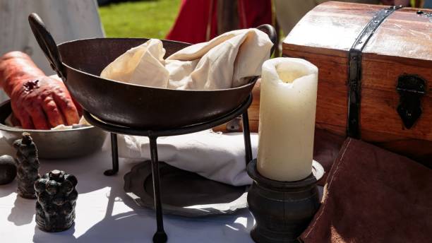 istock Jacobean Era Surgeon's Table & Equipment Replicas. 2171617725